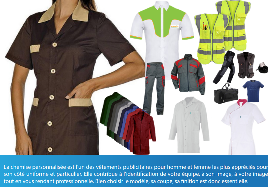 Abidjan Societe Vetement De Travail TENUE DE TRAVAIL PANTALON+CHEMISE