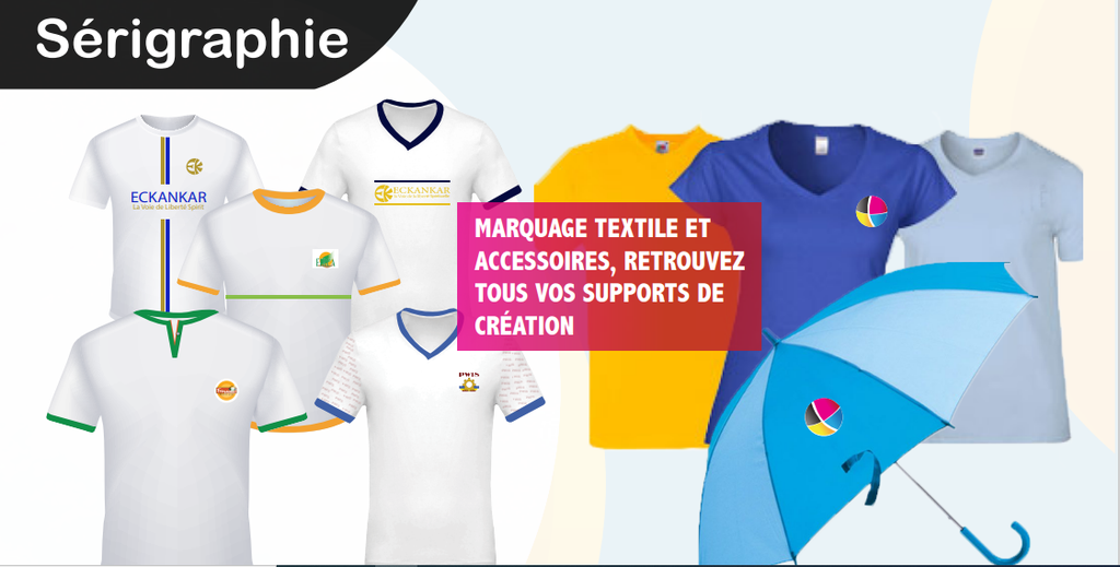 T-SHIRT COULEUR UNIQUE AVEC IMPRESSION ET LOGO